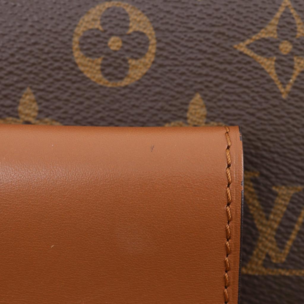 Louis Vuitton Dauphine MM Shoulder Bag M45958 Monogram Reverse Brown Monogram Canvas Women Used