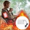 USB Clothes Heater Pad Electric Heating Vest Pads for Outdoor Thermal Warm Winter Heated Clothing Mobile Warm Gear