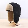 Bomber Hats Windproof Warm Keeping Thickened Cycling Skiing Ear Flap Snow Hats for Winter