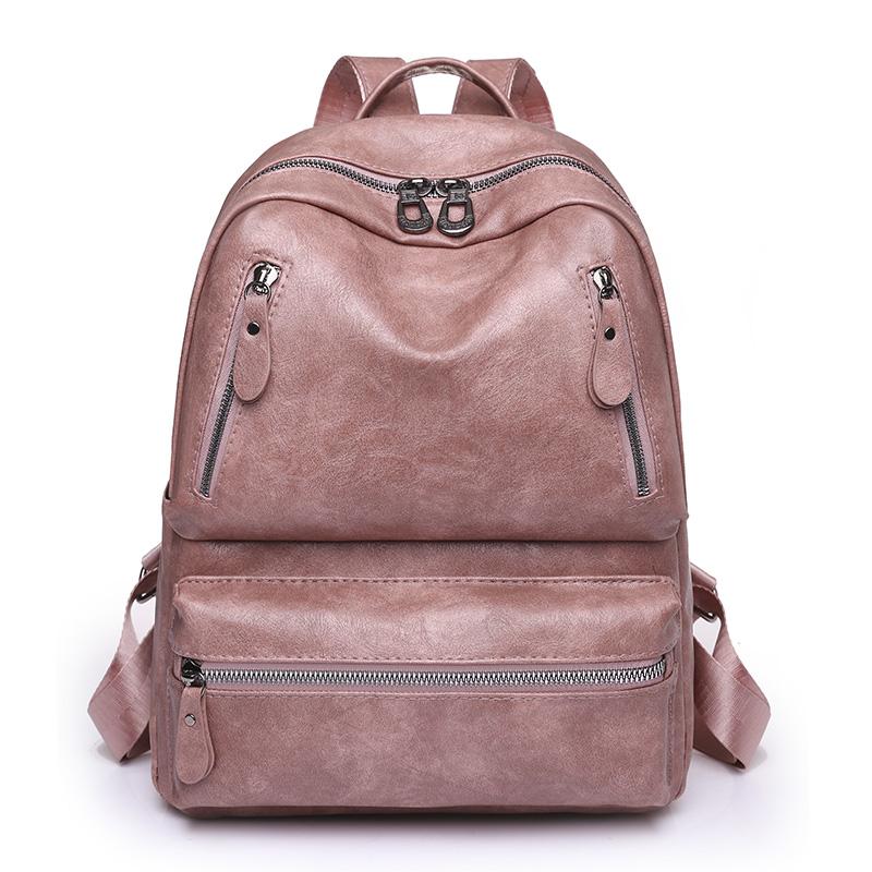 Luxury Cowhide Female Satchels Backpack Multifunctional Travel Bags New Vintage Women Backpack Large Capacity Student School Bag