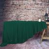 Matte Samt-Tischdecke Flaschengrün Für Tisch 230X230Cm