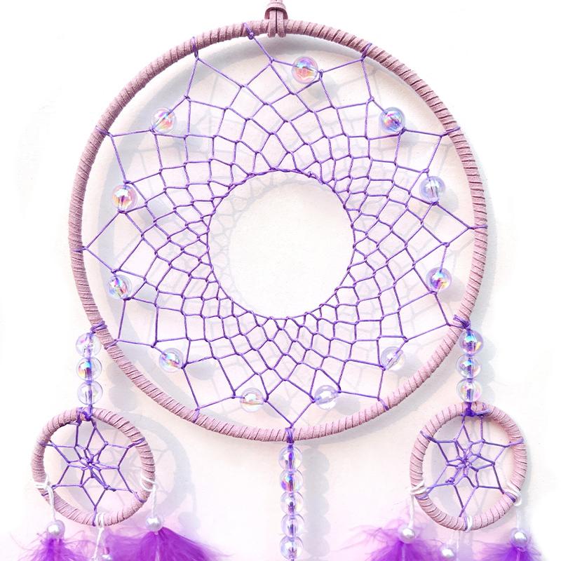Dream Catcher Hand-woven Wind Chime Living Room Decorations Bedroom Wall Hanging Ornaments Birthday Holiday Gifts Home Accessory