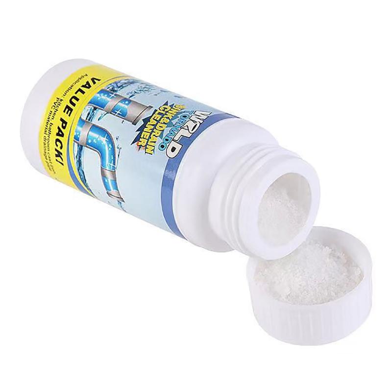 

Потужний засіб для видалення засмічень, засіб для очищення каналізаційних труб, засіб для чищення раковин, засіб для чищення унітазу, засіб для дезодорації труб на кухні, засіб для прочищення труб, порошок для прочищення каналізаційних труб 1PC