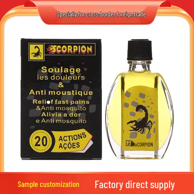 Scorpion Wind Oil Cooling Roll-on 6ml - Tiger Head Refreshing Oil, 3ml