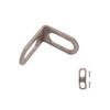 Motorcycle Exhaust Pipe Bracket Z/L-Shaped Stainless Steel Moto Modification Exhausts Pipe Clamps Fixed Bracket Accessory