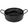 Maruyama Giken Eisen Tempura Topf 20cm mit Sieb DST-25 Induktionskochfeld Kompatibel, Gasherd Kompatibel, Fritteuse, Tempura Topf, Induktionskochfeld Kompatibel, Hergestellt in Japan,