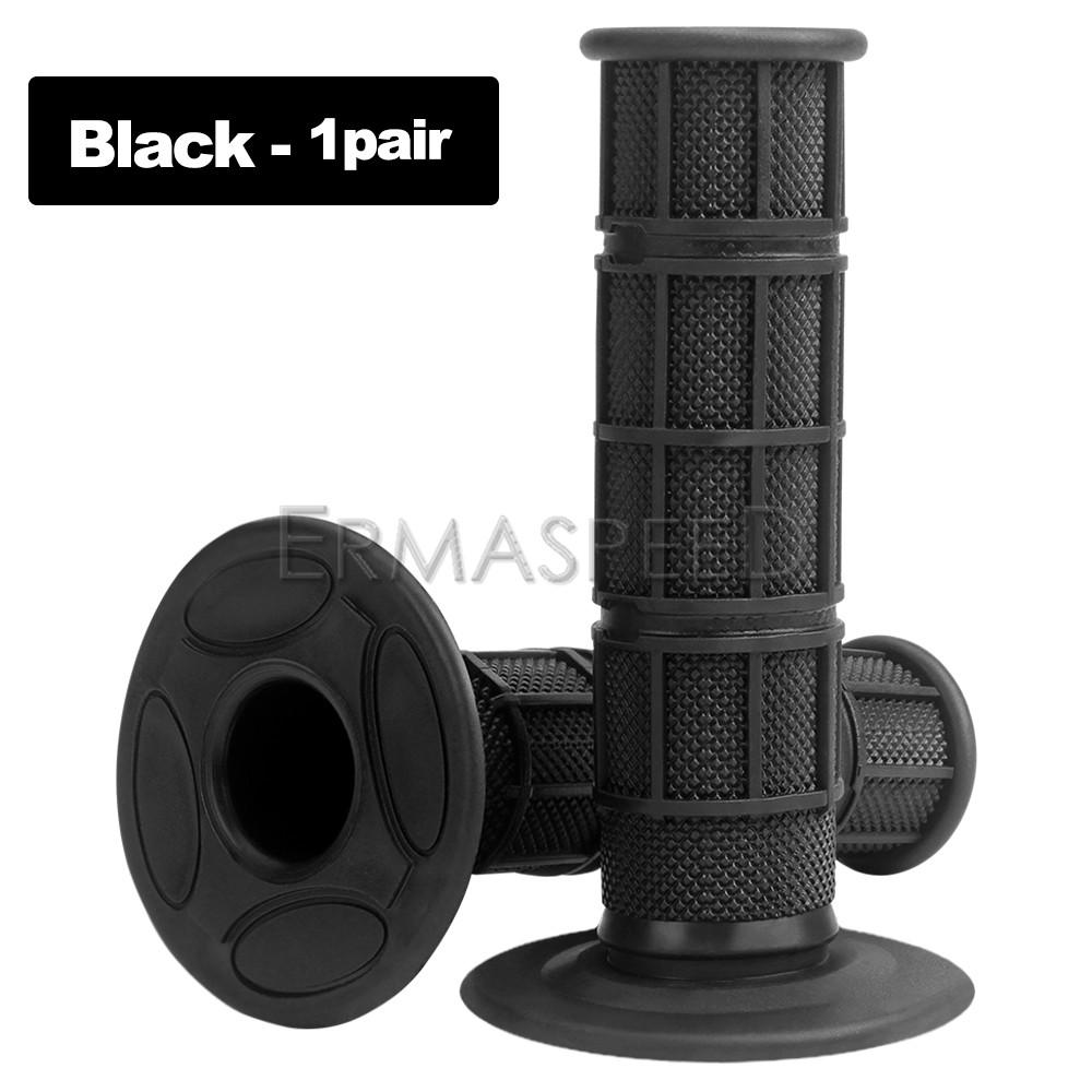 

7/8 ; 22 мм 25 мм мотоциклетные ручки, нескользящие резиновые ручки, ручки дроссельной заслонки, универсальные спортивные велосипедные велосипеды для мотокросса чёрный