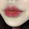 Korean-Style Youthful Look! Mirror-Like Glossy Lip Gloss for Plump Lips, Natural and Pure, Enhances Complexion, Cool Pink Lipstick in Solid Form