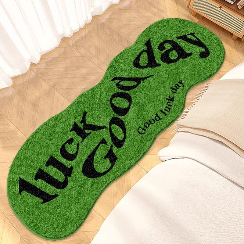 

Ins Creative English Bedside Blanket Bay Window Mat Living Room Long Carpet Bedroom Sofa Blanket - Home Decoration 40X120CM(1.3X3.9FT