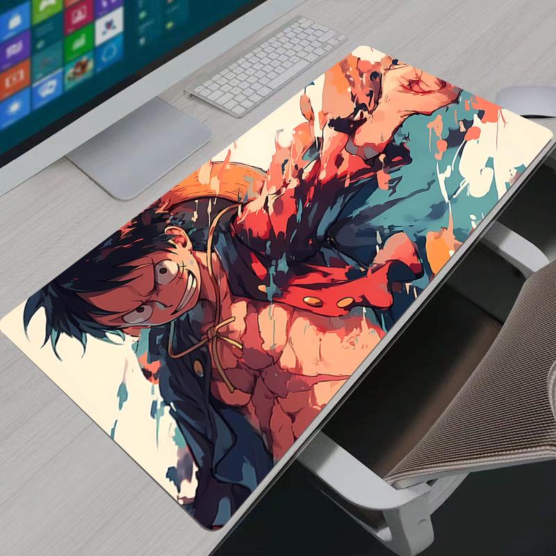 One Piece Luffy Computer Mouse Pad Gamer Mouse Pads Large Gaming Mousepad XXL Desk Mause Pad Keyboard Mouse Carpet For LOL