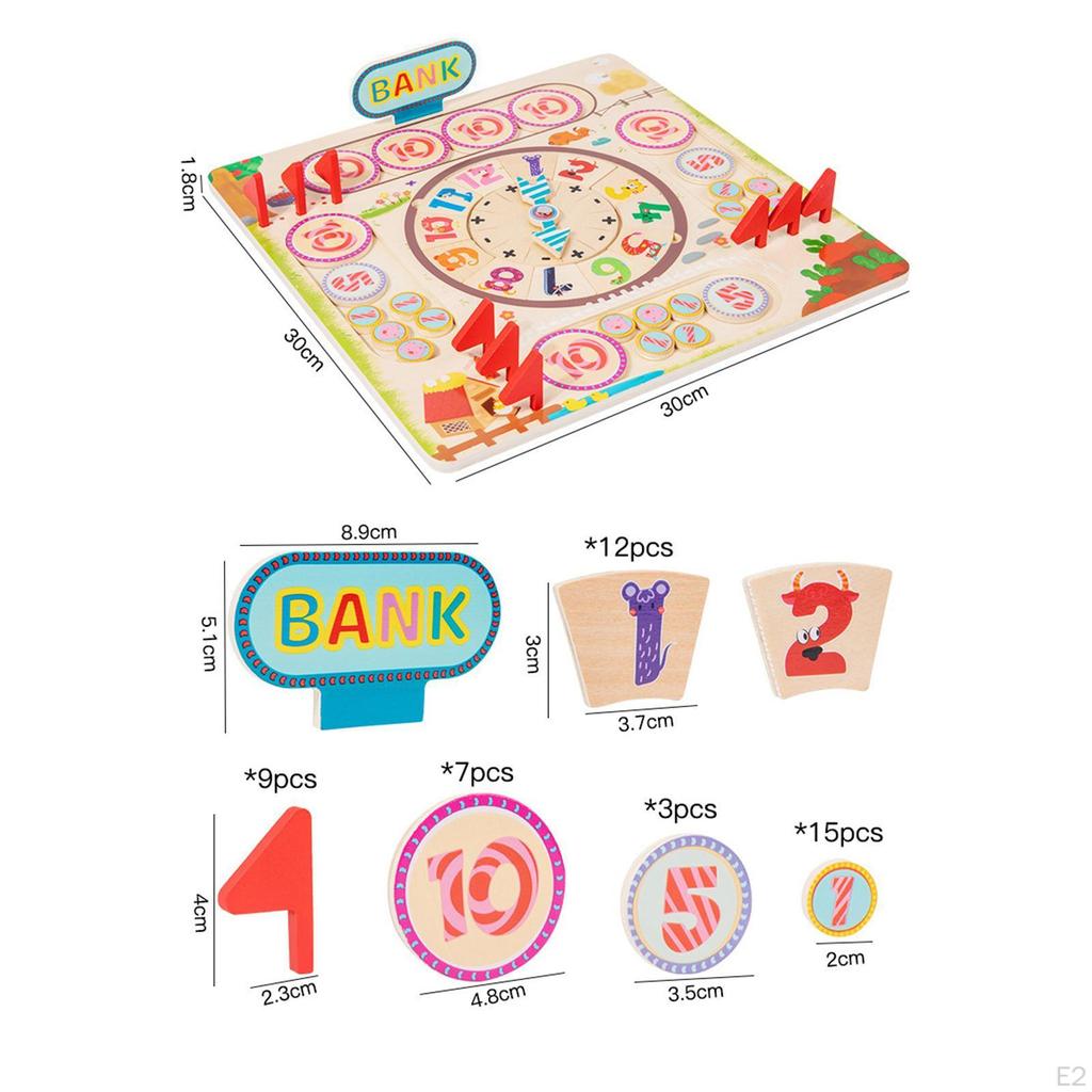 Children Math Games Elementary Teaching Toys Learning Resources Educational Board Game for
