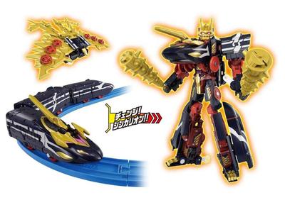 Plarail Shinkansen Transformation Robot Shinkalion DXS103 Czarny Shinkalion Auger