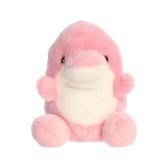 Aurora Adorable Palm Pals Amazonia Pink Dolphin Plush Toy - Fun Collectible Stuffed Animal for Kids and Adult Collectors - Perfect for Room Decor or