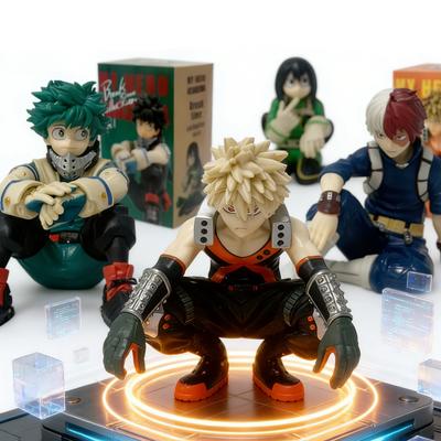 : My Hero Academia Action Figures Izuku Midoriya & Katsuki Bakugo Perfect Surprise Gift for Kids Collector's Edition