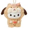 Sanrio Mascot Holder Ages 6 and 653667 (Squirrel Fluffy) Pochacco, Up,