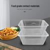 Engångs Rektangulär Transparent Matlåda