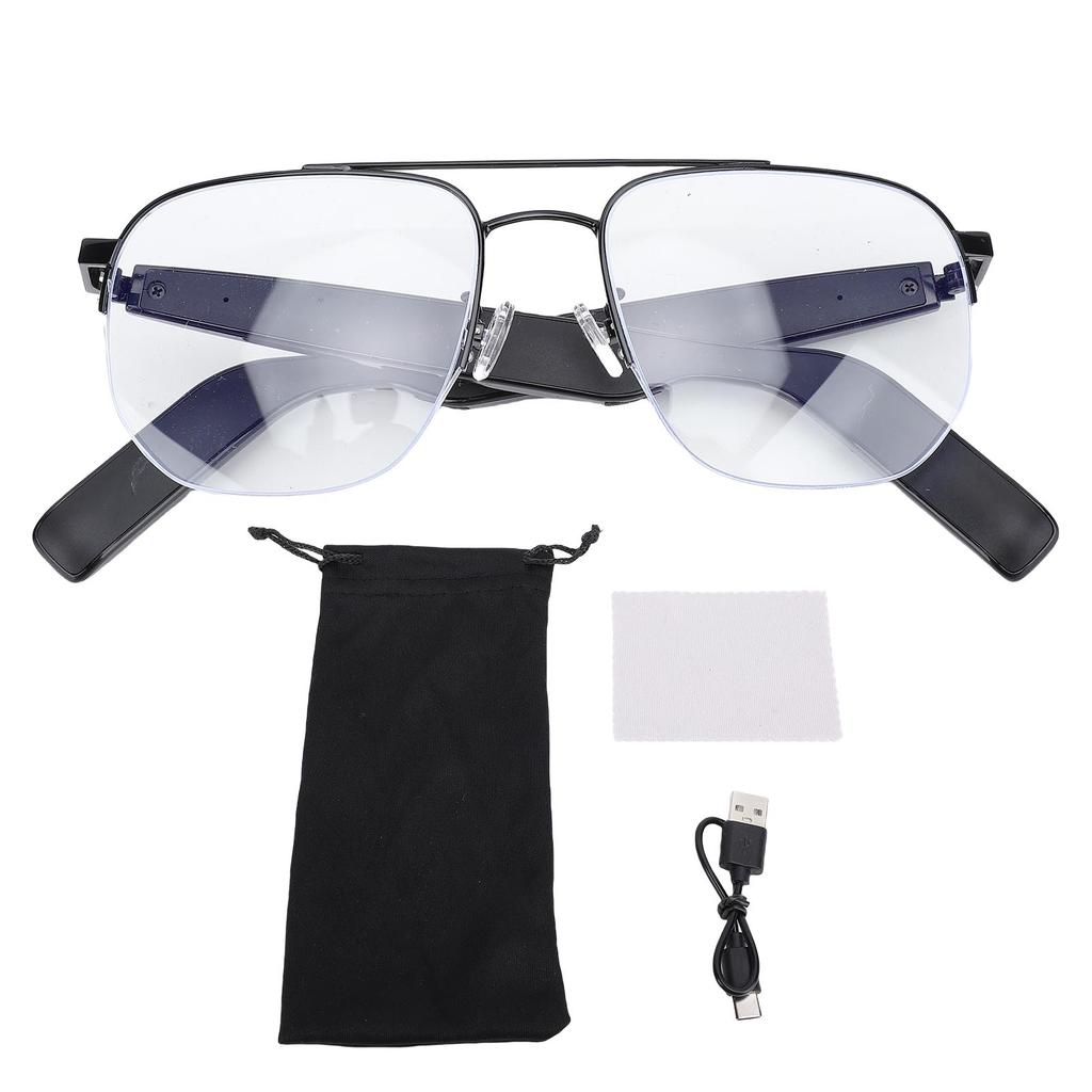 AI Translation Glasses Polarizing Lens 100+ Languages Multifunctional Real Time Smart Bluetooth Sound Glasses