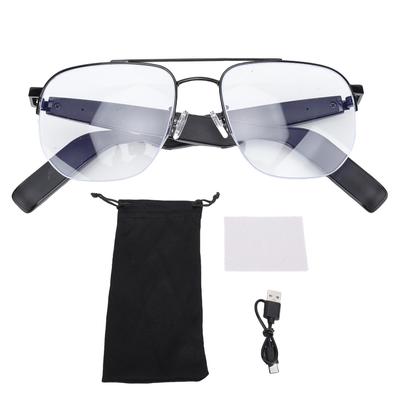 KI Übersetzungsbrille Polarisierende Linse 100+ Sprachen Multifunktional Echtzeit Smart Bluetooth Soundbrille