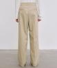 Nigaennikol Minimal Classic Pintuck Slacks_Beige