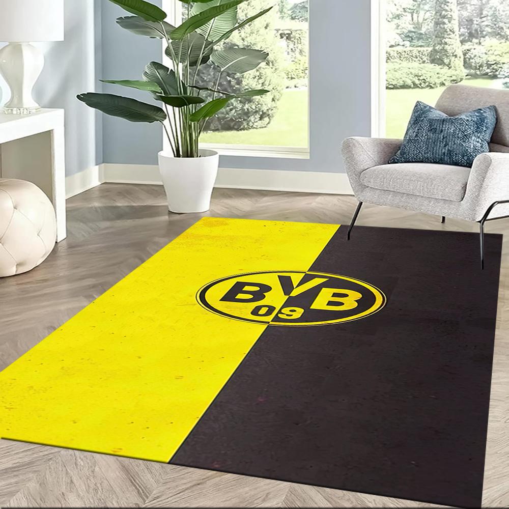 Borussia Dortmund Area Rug Perfect For Balcony Bedrooms Game Room Decorate Room Antislip Rug Office Home Decor Spiritual Gift