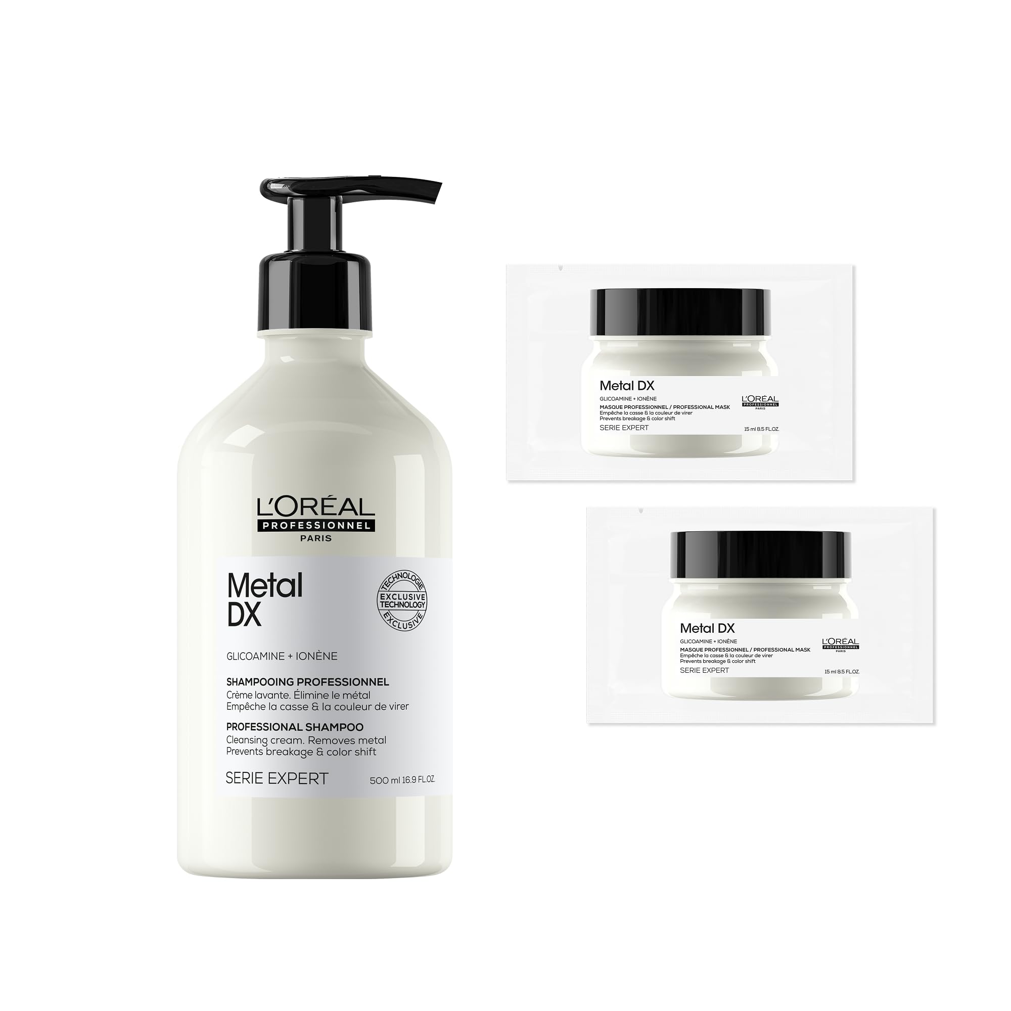 

Metal DX Shampoo 500mL with sample белый