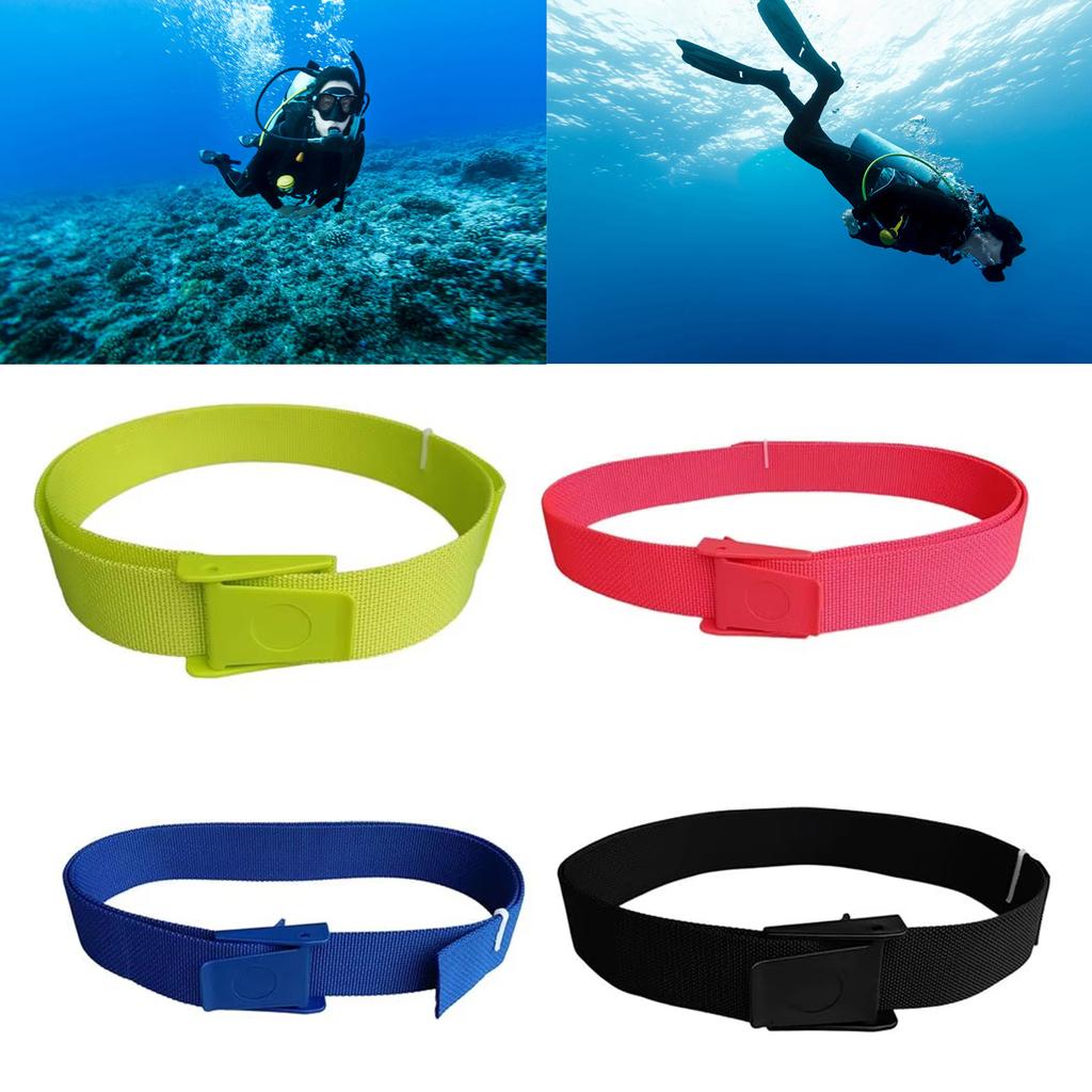 Diving Weight Belt Safety Dive Weight Webbing Scubas Waist Belt for Snorkeling Scubas Diving Spearfishing Water Sports
