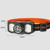LED Headlamp 3 Mode USB Rechargeable Head-mounted Flashlight 18650 Battery Led Searchlight Waterproof Night Fishing Lamp