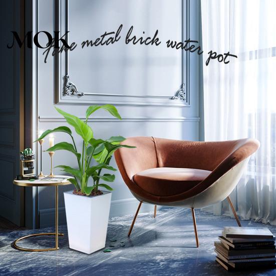 Easy Access Plant Pot Self-Watering with Drainage Holes Automatic Watering Weather-resistant Planter Flowerpot Water Storage for Indoor Outdoor Plants
