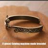 Creative Sewing Machine Shape Alloy Bracelets Sewing Machine Shape Bangle Unisex Handcrafted Festival Wear Accessory