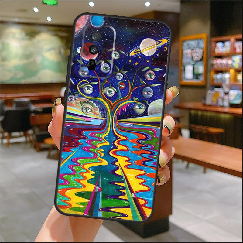 

Colorful Psychedelic Art Case For Xiaomi 14T Pro 13T 11T 12T 13 14 15 Ultra POCO X7 Pro X3 X5 X6 M6 F5 F6 Pro Cover Xiaomi 13T (13T Pro)