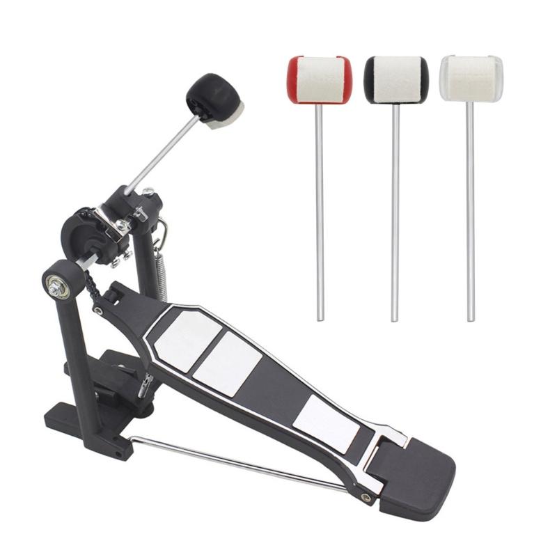 ABS Kick Drum Pedal Beater with Superior Shock Absorption and Nonslip Base Replacement Pedal Plastic Texture for Drum