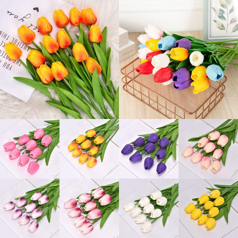 High Realistic Appearance Artificial Tulip Flower For Bridal Bouquets And Home Decor