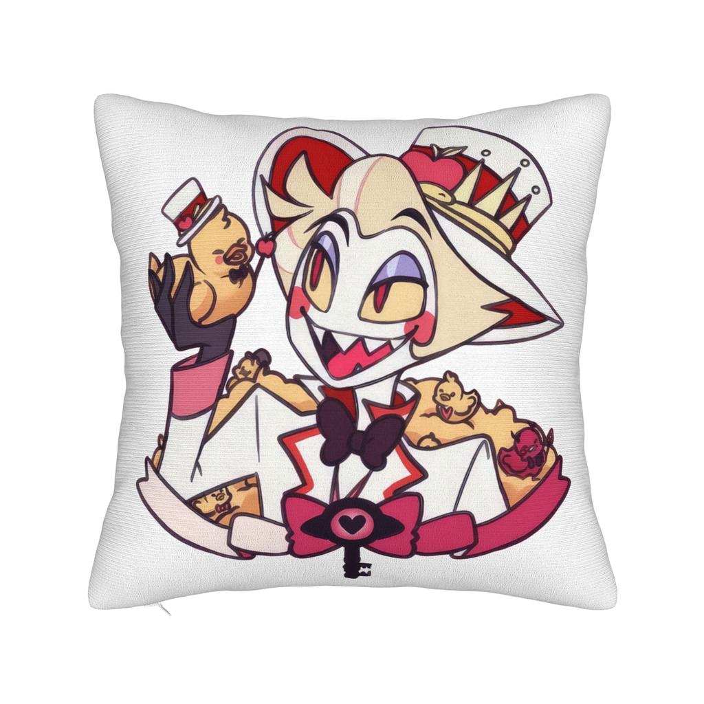 Lucifer Hazbins Hotels Pillowcase Soft Polyester Cushion Cover Gift  Pillow Case Cover Bedroom Square 40X40cm