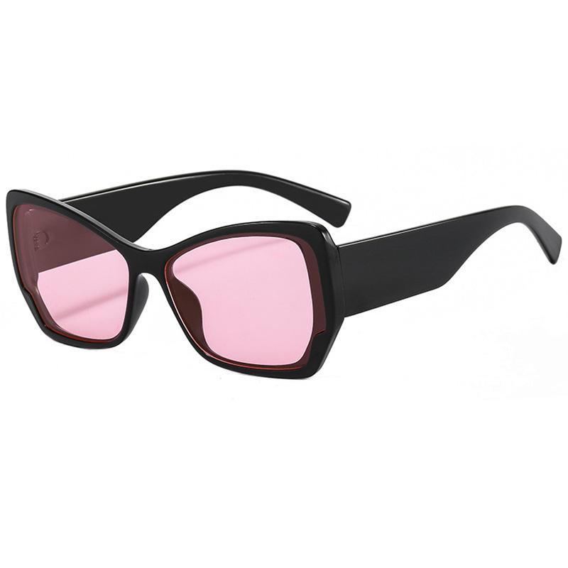 

KAMMPT INS Cat Eye Fashion Retro Sunglasses Female Cool Vintage Men Glasses Trendy Luxury Brand Design UV400 Shade Eyewear without case