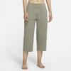 Nike Yoga Luxe Knit Wide-Leg Capri Pants Women Bottoms Olive DA0777-320