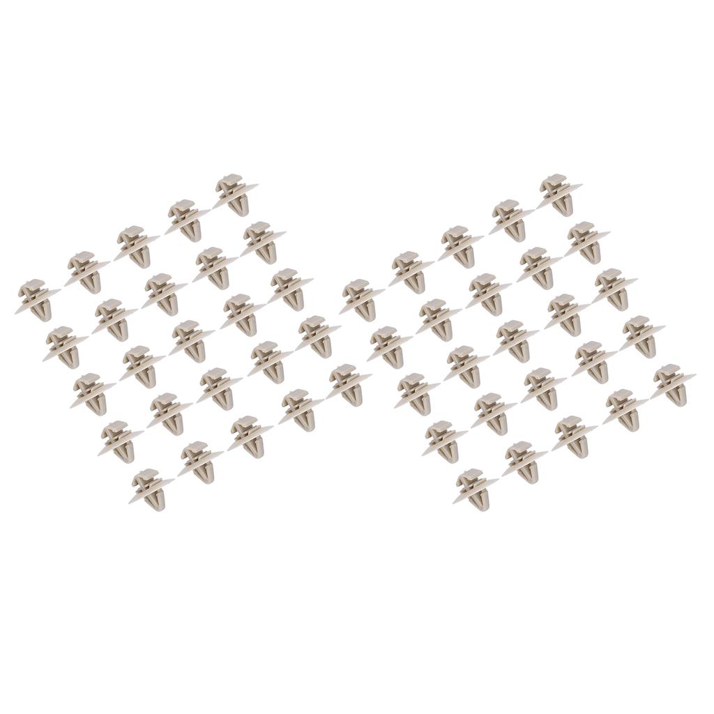 50pcs Side Door Moulding Trim Clips Exterior Fasteners Kit 93160023 Replacement for Vauxhall Vivaro