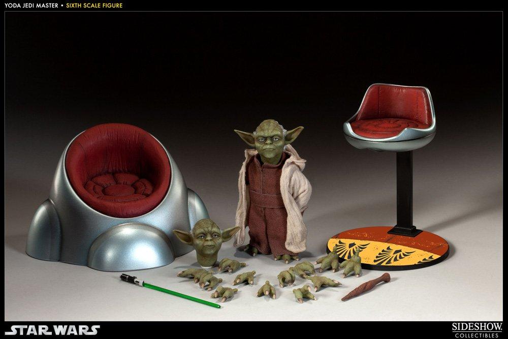 Figurka Star Wars Yoda z filmu Řád Jediho v měřítku 1/6 (Mistr Jedi)