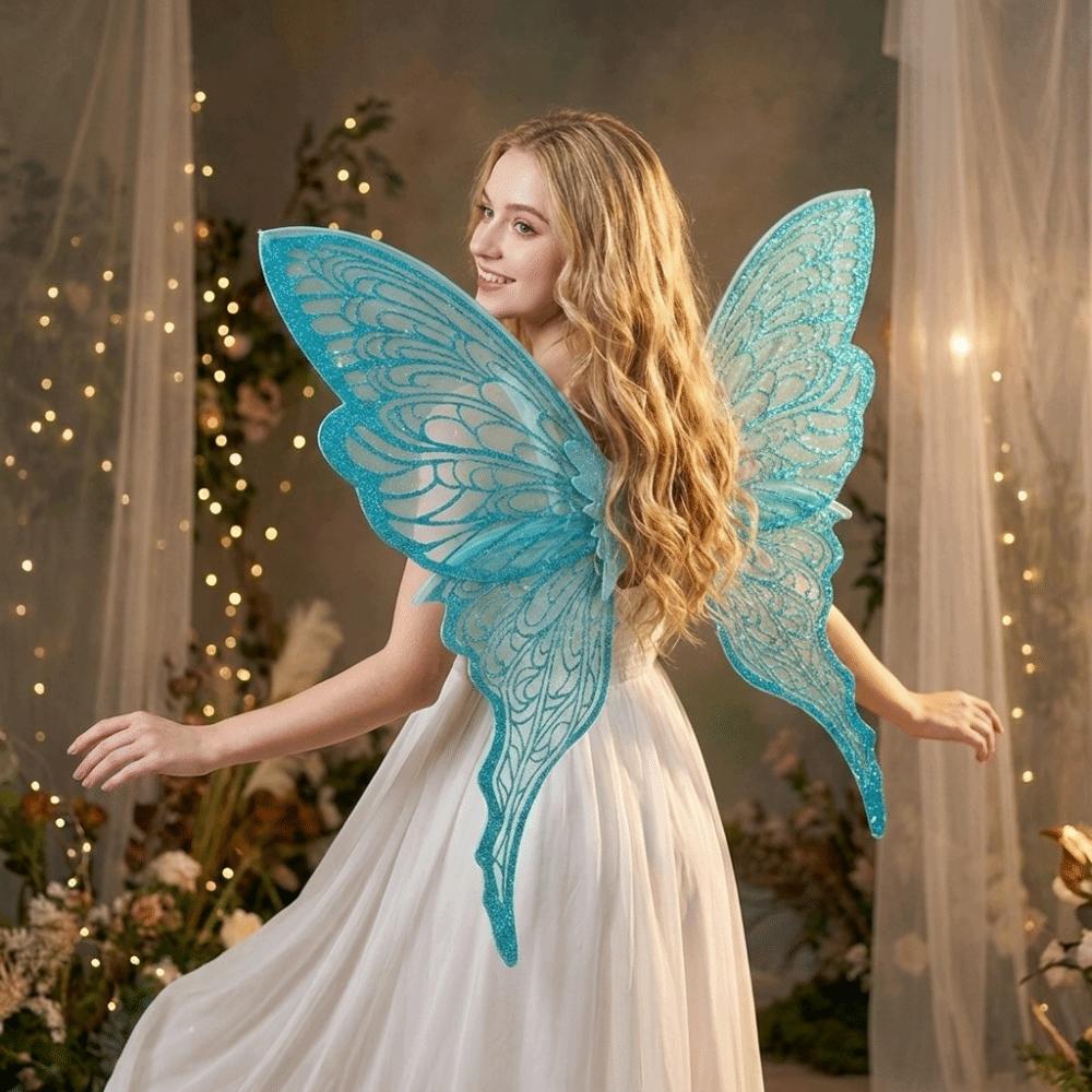 Sparkling Butterfly Wings Plastic Material Elf Wings New Fairy Wings Cosplay