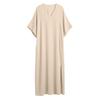 Women's Dress Casual Flowy Dresses V-neck Vocation Boho Beach Sundress