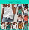 Stylish Women's V Neck Ruffle Short Sleeve T Shirt With Fashionable Daisy Print