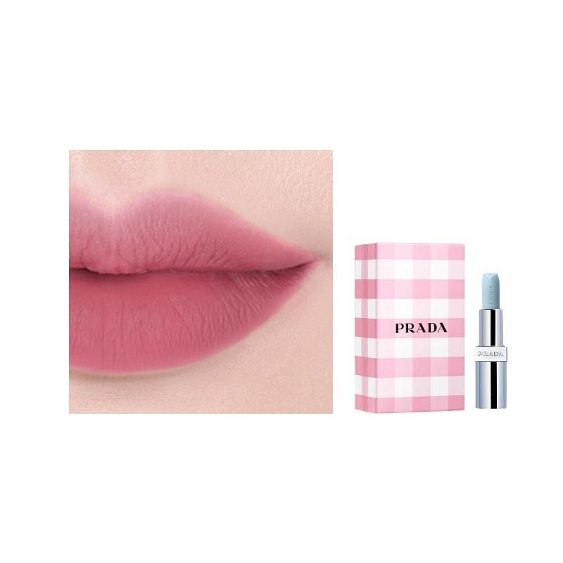 Prada Translucent color lipstick matte natural #U001-Unpredictable blue