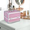 Cosmetic Storage Case with Mirror And Handle for Makeup Tools