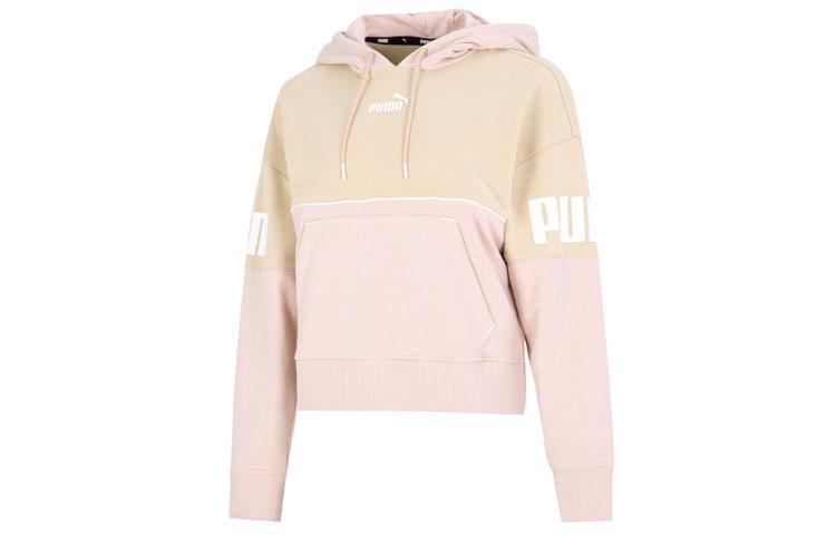 PUMA Sweatshirts Women s Pink Hooded Moderate Regular 673638-67 2XL