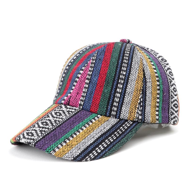 Spring Summer Boho Baseball Cap For Men Women Adjustable Print Sun Hat Street Sport Hiphop Outdoor Snapback Visor