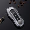 Aluminum Alloy Car Key Case Shell Key Cover For Porsche Cayenne Panamera - 911 Taycan Protective Accessory