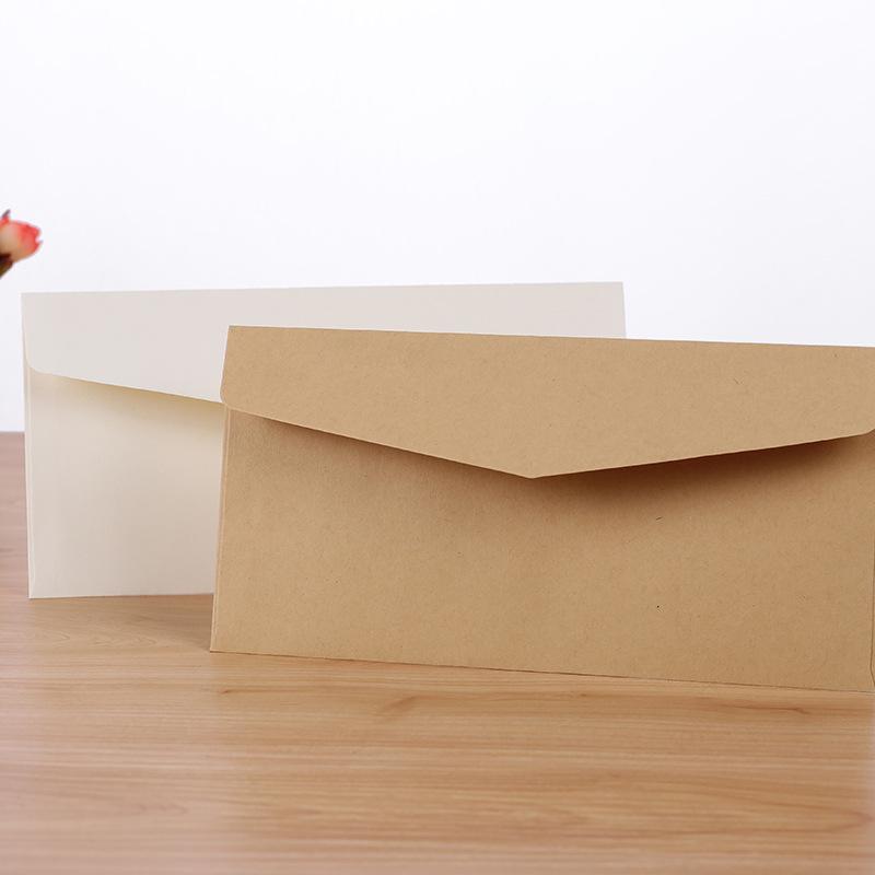 Retro Western Style Kraft/Black/Beige Invitation Envelope