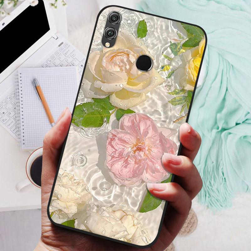 For Huawei honor 8x Case Silicone Luxury Cat Marble Soft Bumper Cover for Huawei honor 8x Max Protective Capas honor8x Max Funda