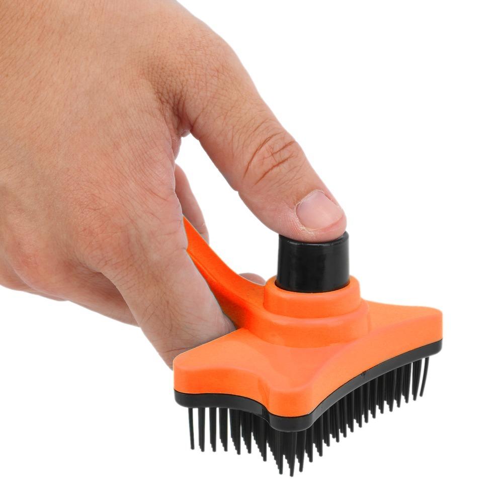 Remove Loose Undercoat and Tangled Hair Pet Grooming Brush Deshedding Brush for Cat Dog