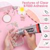 B7000 Glue - Clear Multi-Purpose Adhesive - Jewelry and Rhinestone DIY Kit - Waterproof