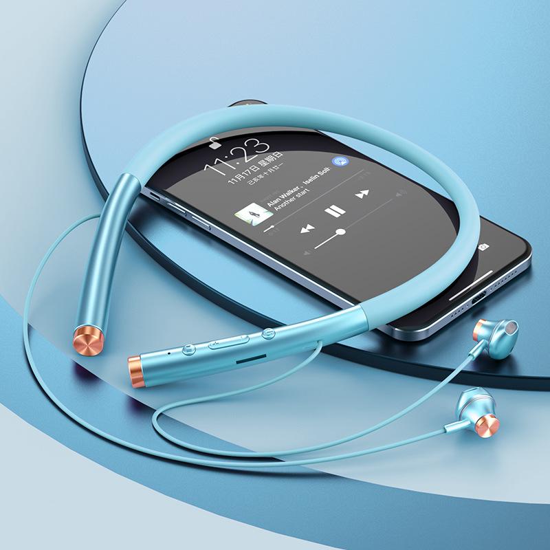 Sports Wireless High-power Bluetooth Headset Neck-hanging Universal